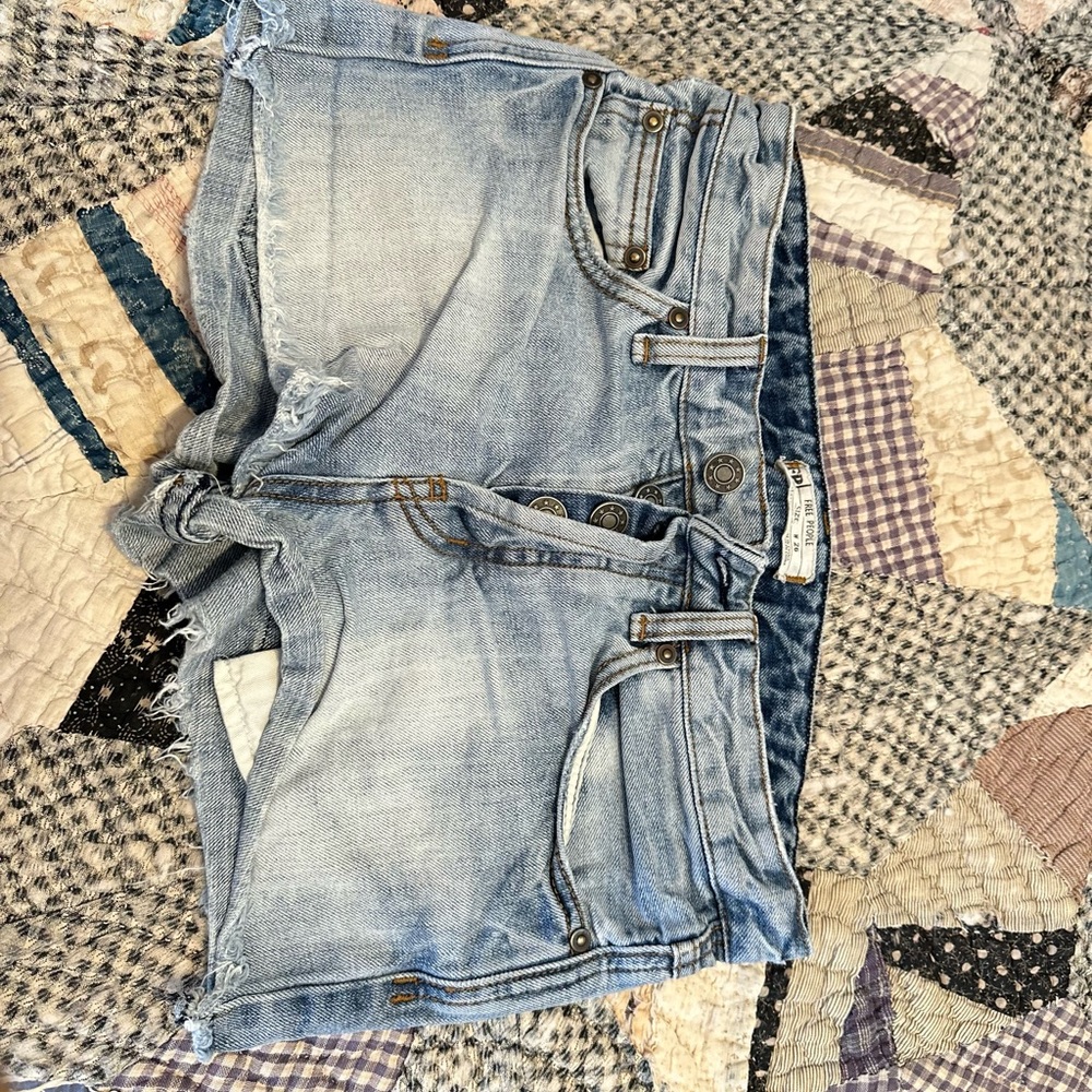 Free People Jean Shorts